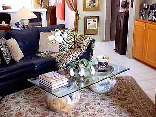 Glass Coffee Table Decorating Ideas